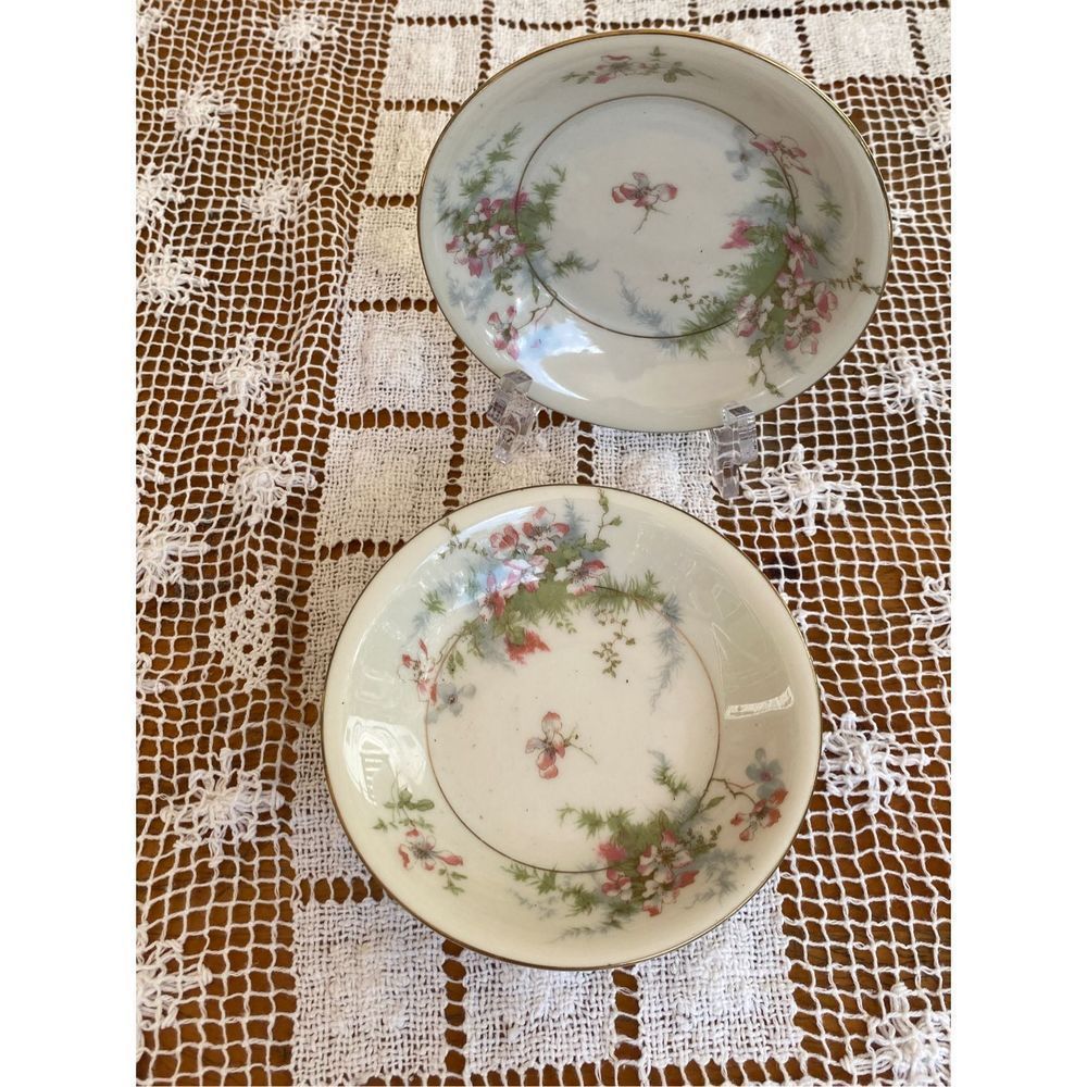 Theodore Haviland New York berry bowls. Apple Blossom pattern set of 4.